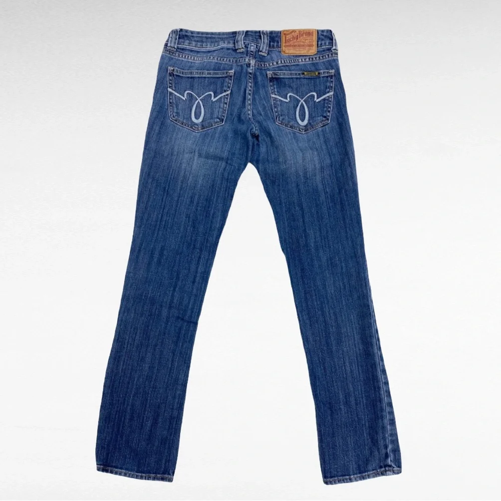 Lucky Brand | Lola Blue Wash Straight Run Stitch Jeans